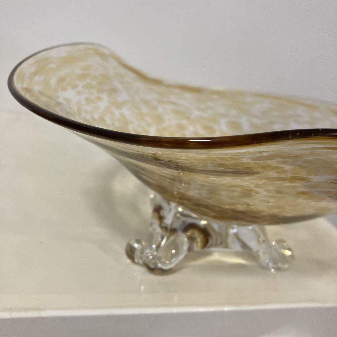 ガラス工房 GLASS FISH ガラス作家 大場匠さん 三つ足 ガラス器