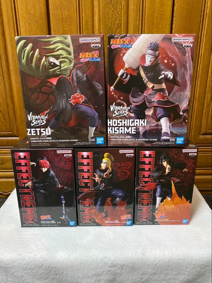 ゼツ　鬼鮫　サソリ　デイダラ　イタチ　ナルト　フィギュア　まとめ売り