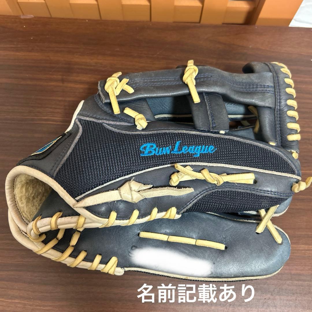 ミズノ タフィローズモデル 限定品 Mマークラベル 激レア 外野用 軟式グローブ