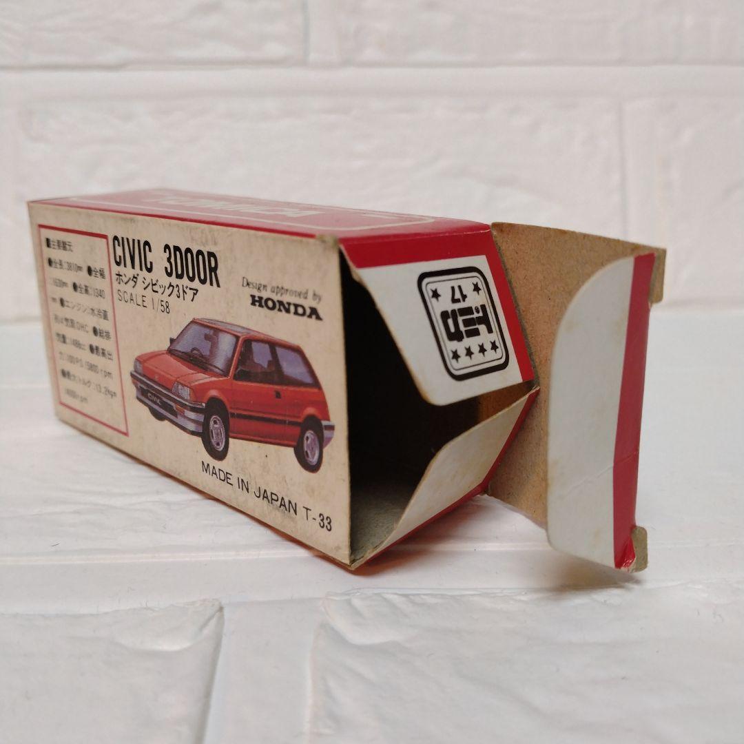 トミカ赤箱 ホンダシビック3ドア（丸栄特注）