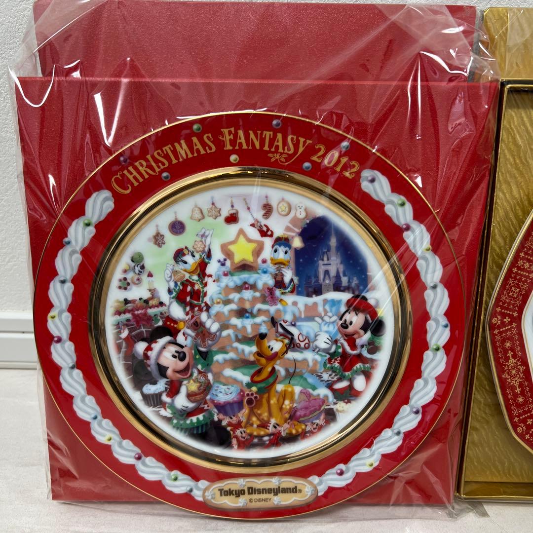 東京ディズニーランド クリスマスプレートセット　2012