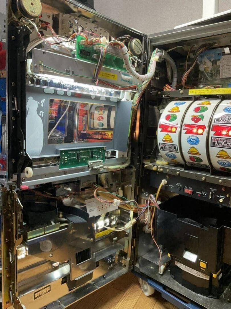 【パチスロ実機】オリンピア★NEW島唄30【オートプレイ付不要機付】人気台