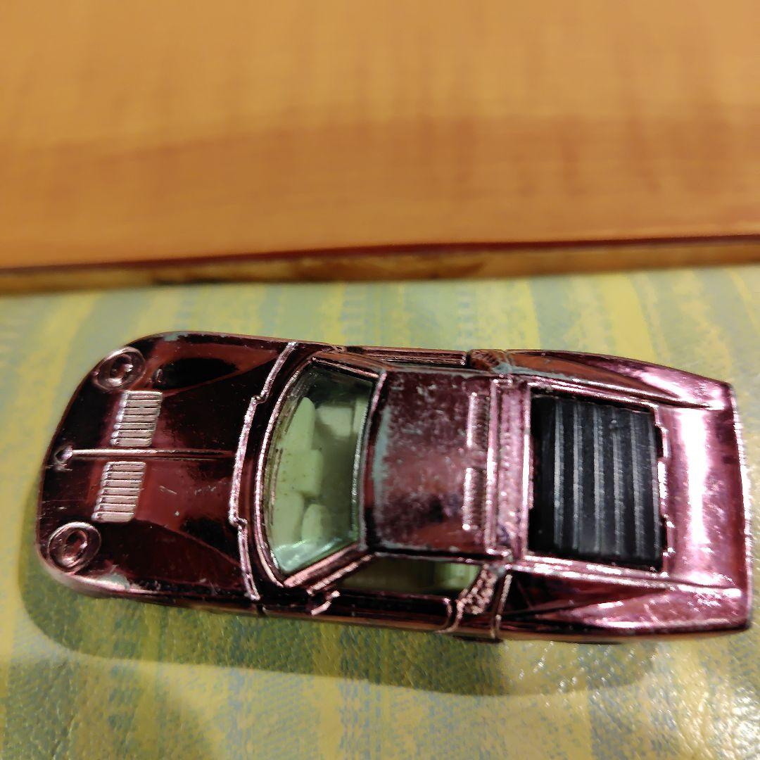 トミカメタリックピンク スポーツカー ミニカー