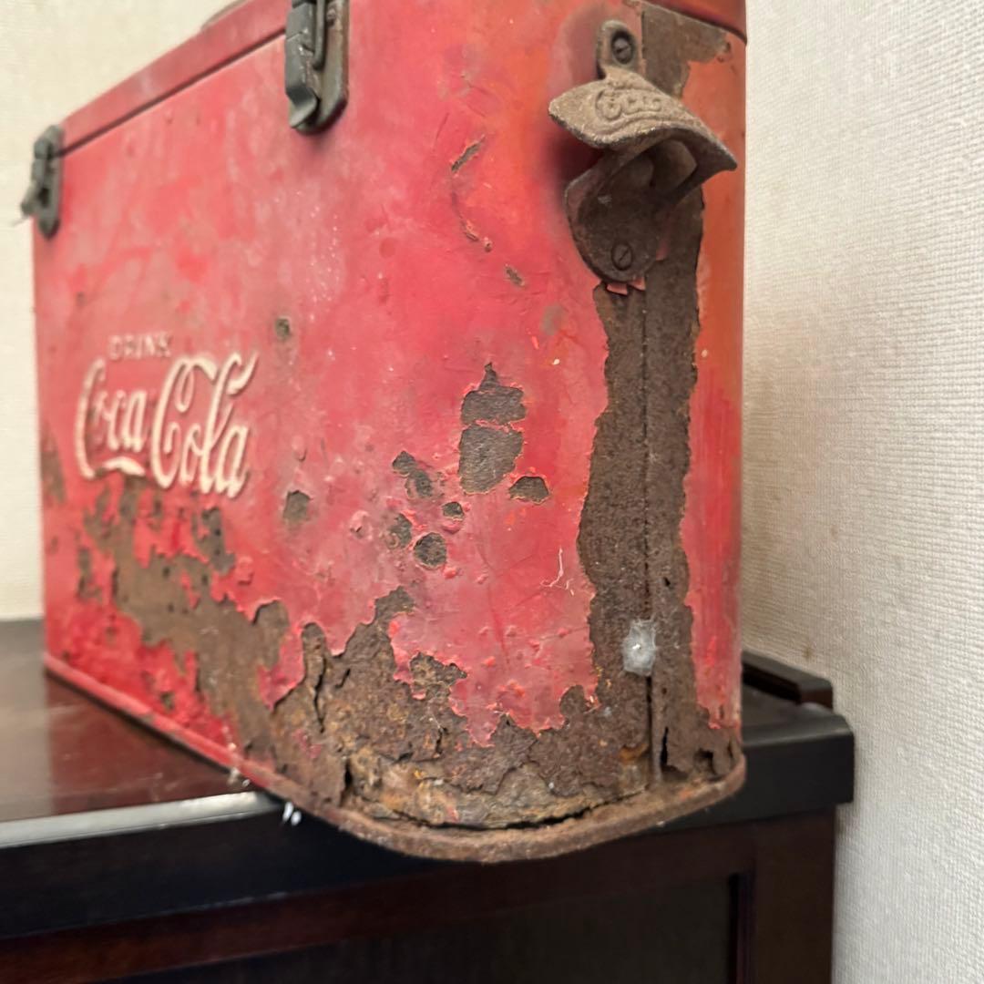 週末お値下げ Coca-Cola 赤い金属製クーラー