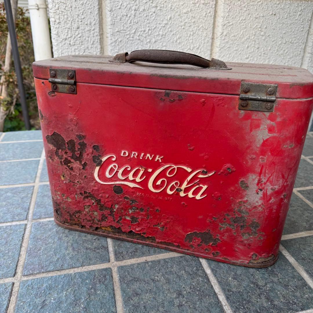 週末お値下げ Coca-Cola 赤い金属製クーラー