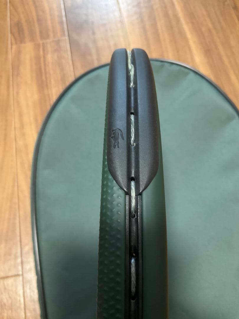 ラコステ LACOSTE L.20 ラケット 超美品　ナチュラル張上　ステンシル