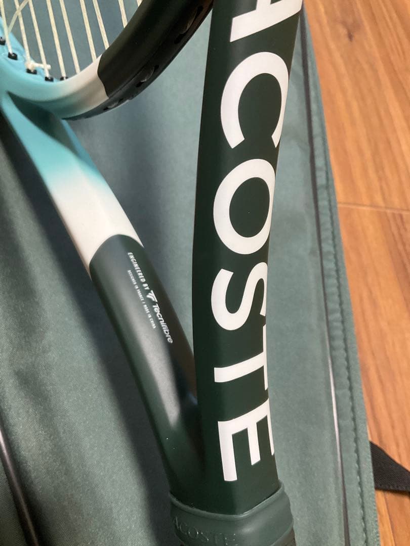 ラコステ LACOSTE L.20 ラケット 超美品　ナチュラル張上　ステンシル