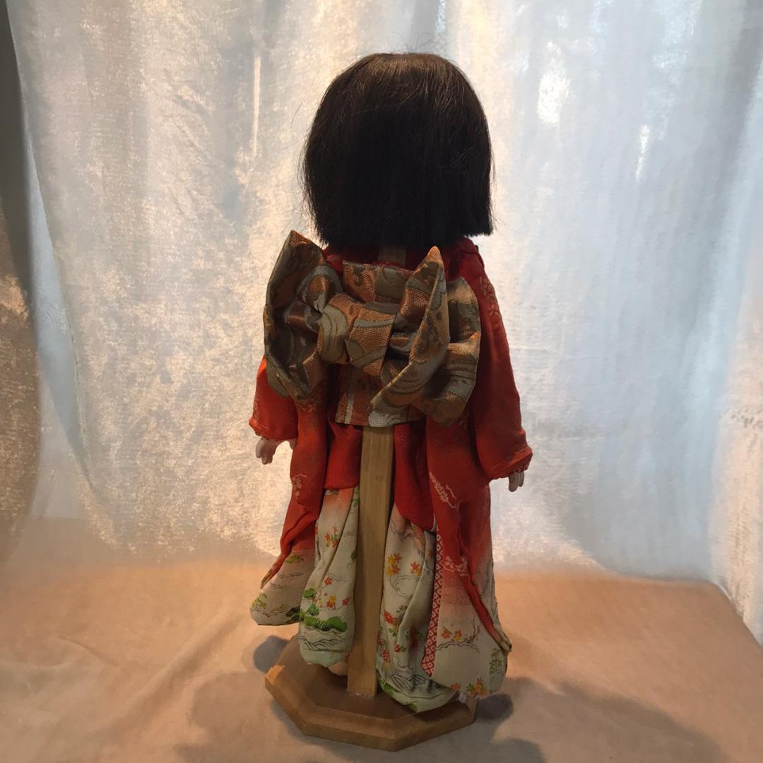 市松人形　女の子　豊龍斎　銘有