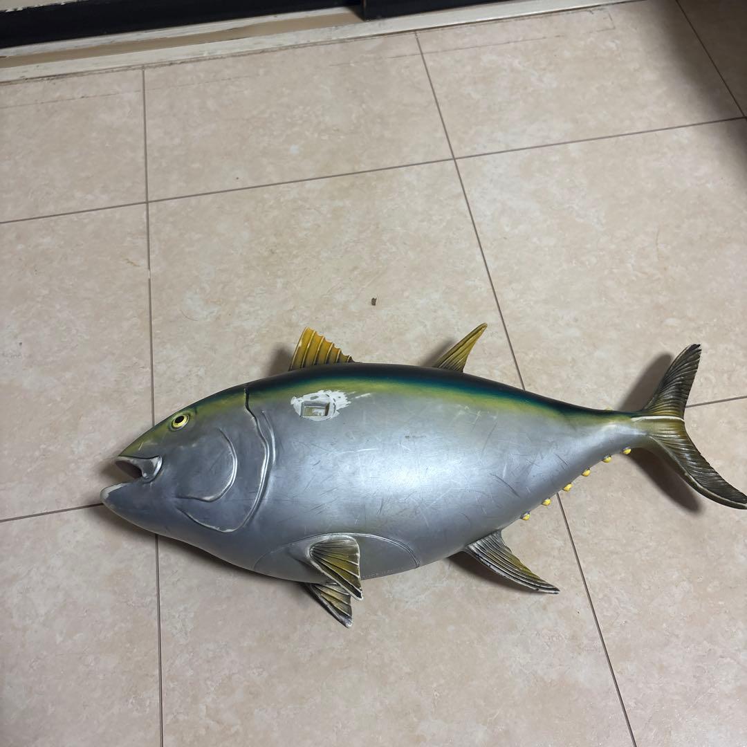 リアル魚フィギュア シルバーグリーン 約60cm