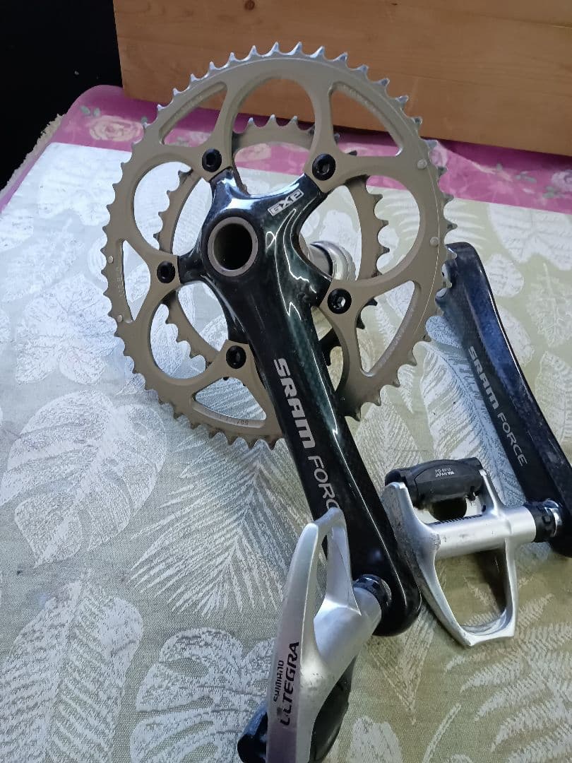 SRAM FORCE クランクセット &　ULTEGGR ペダル