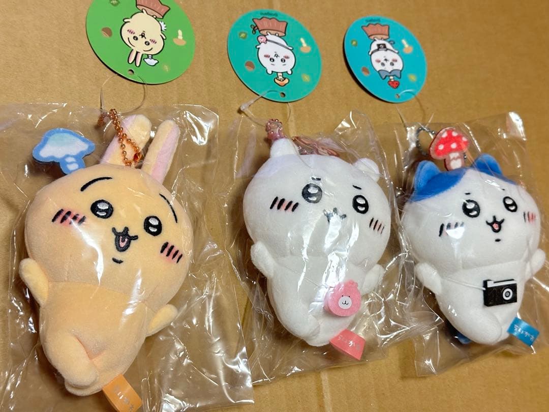森のキノコ・ぷちミニマスコット⚫︎ちいかわ・ハチワレ・うさぎ