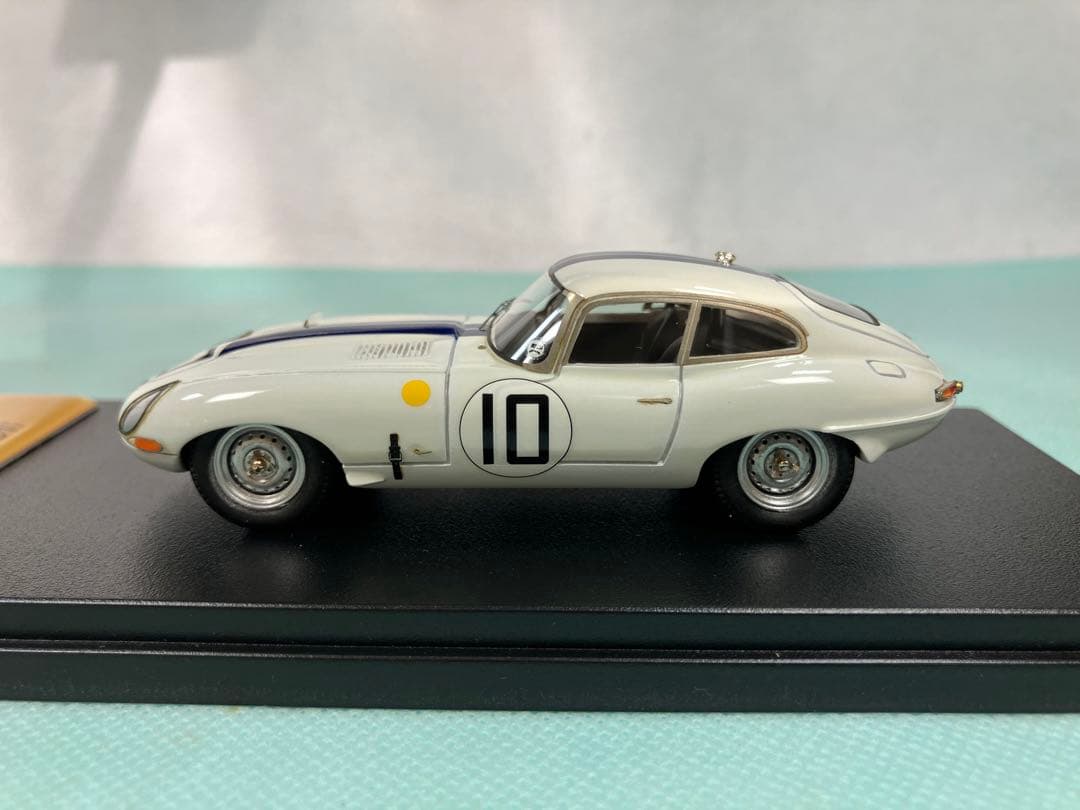 テクノモデル　１／４３　ジャガー　Ｅタイプ　１９６２年ル・マン　No.１０　白