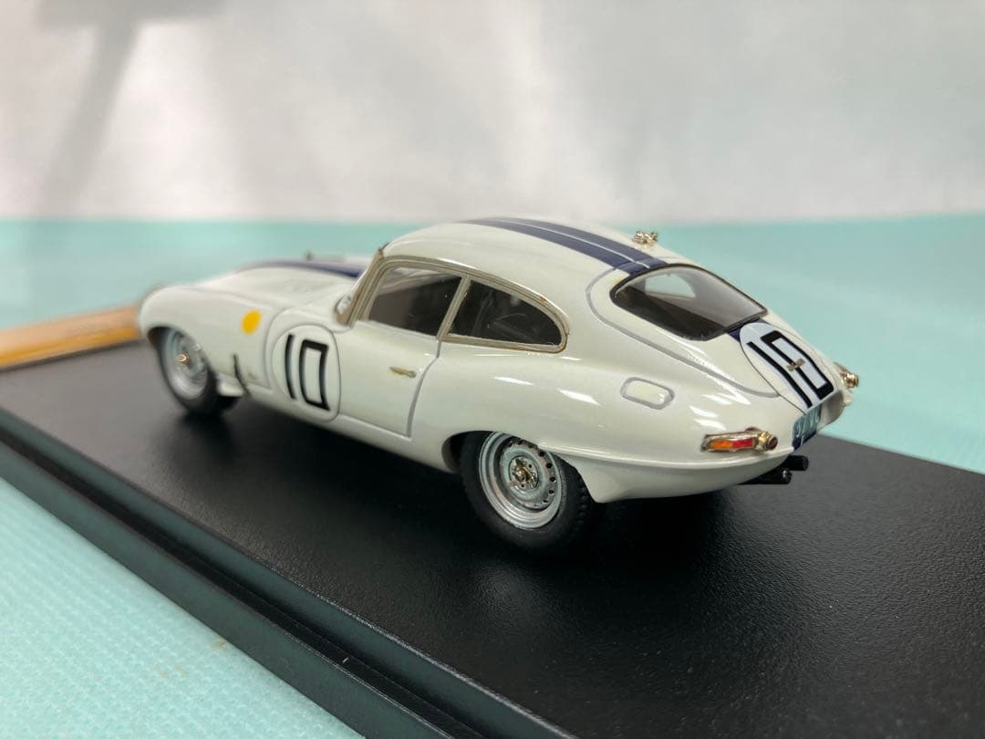 テクノモデル　１／４３　ジャガー　Ｅタイプ　１９６２年ル・マン　No.１０　白