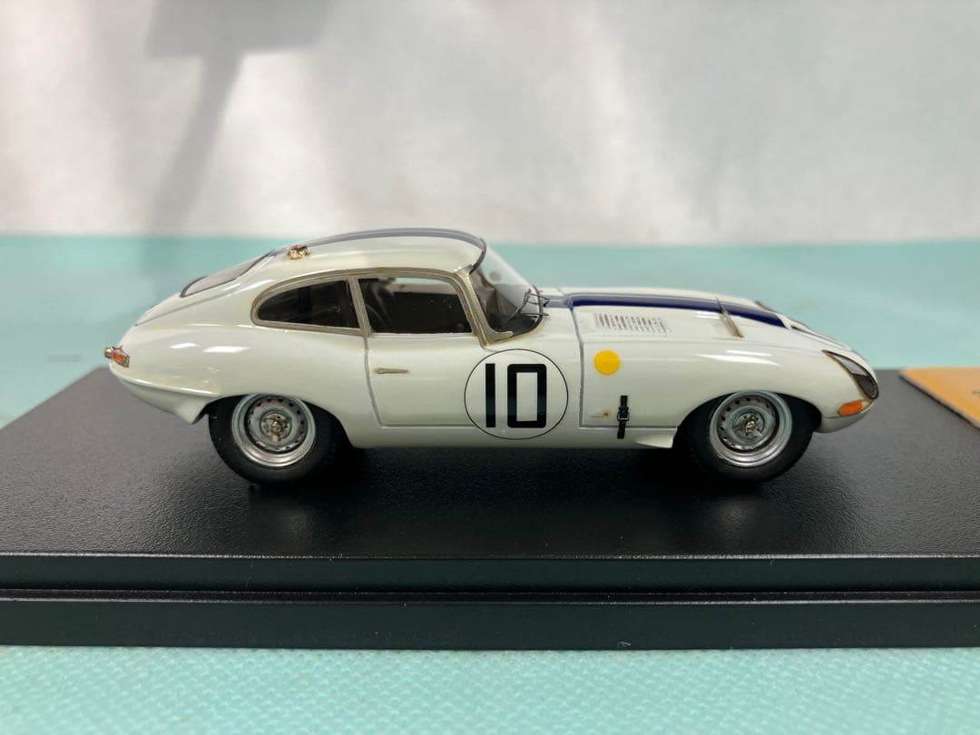 テクノモデル　１／４３　ジャガー　Ｅタイプ　１９６２年ル・マン　No.１０　白