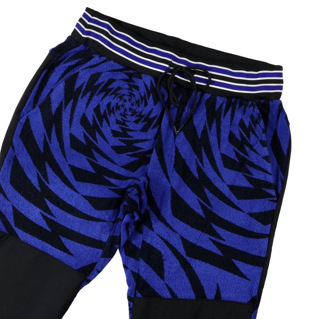 【size5】ラッセルノ ゴルフ HUNDER TERRY SLIM パンツ 青