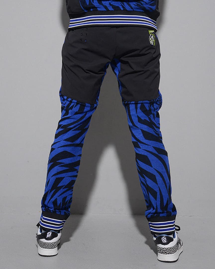 【size5】ラッセルノ ゴルフ HUNDER TERRY SLIM パンツ 青