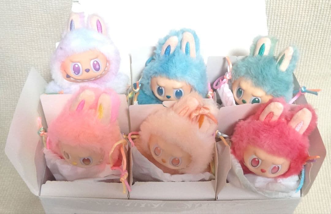 POPMART　エナジーラブブぬいぐるみペンダント　6種類✕3箱　まとめ売り
