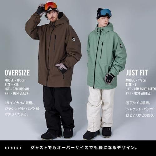 [ＢＬＡＣＫ　ＳＮＯＷ] スノボウェア 上下セット メンズ スノーボードウェア*