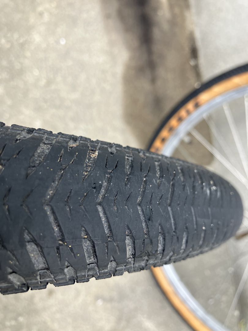 26インチMTB用、前後タイヤ&ホイールセット