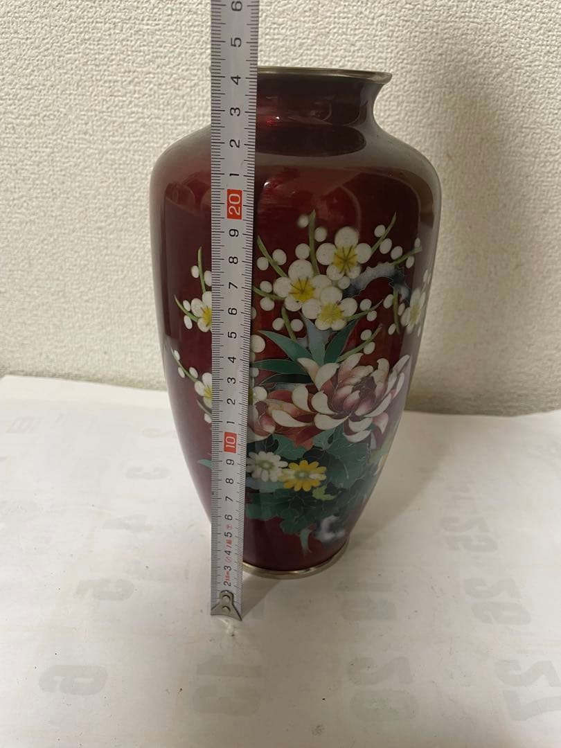 七宝焼花瓶