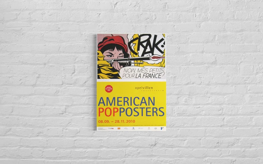 ロイ・リキテンスタイン展 海外ポスター A2サイズ Lichtenstein