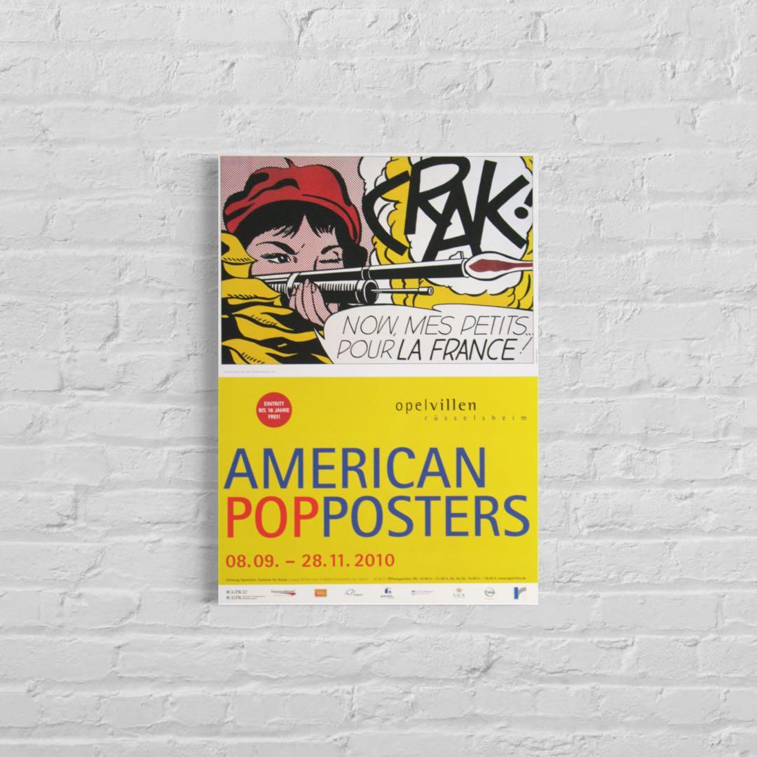 ロイ・リキテンスタイン展 海外ポスター A2サイズ Lichtenstein