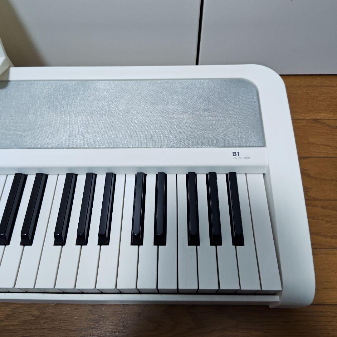 【付属品完備】KORG B1 電子ピアノ 純正ペダル・譜面台・カバー付 動作良好