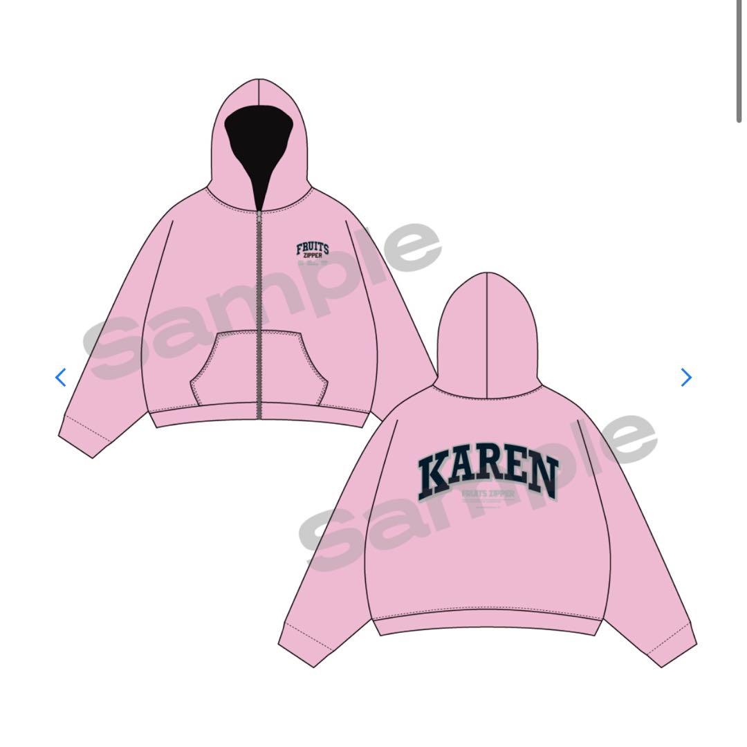 【新品】FRUITSZIPPER OSHI API Zip-up hoodie