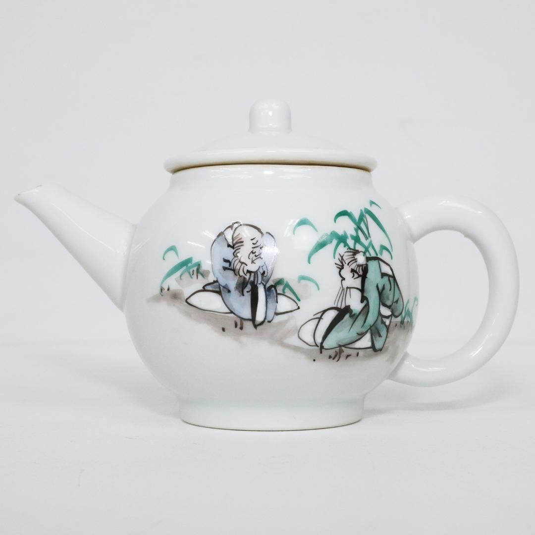 京焼 加藤和峰 急須 2客 煎茶 茶道具