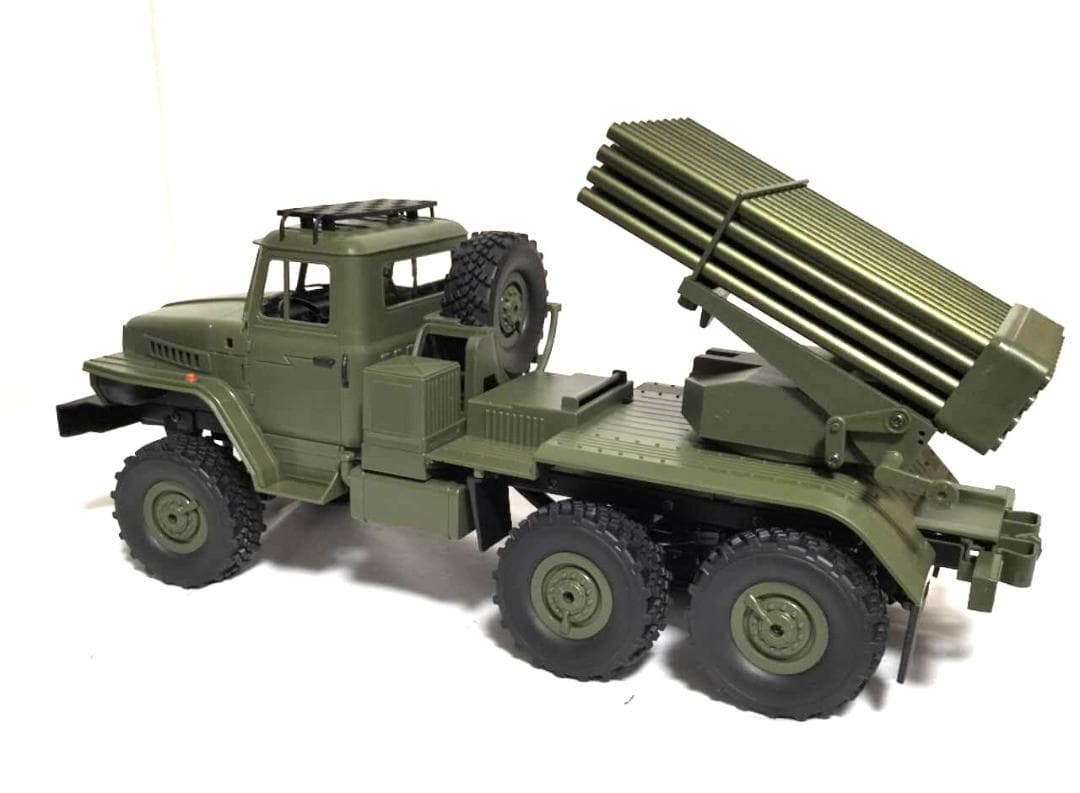 撮影用に開封　1/16　６WDロケットランチャー　BM-21　WPL　B36-2