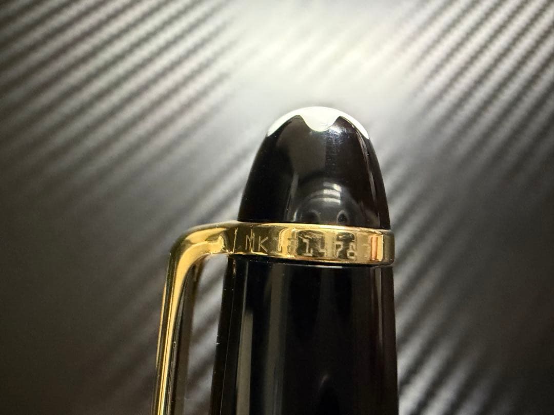 未使用に近い モンブラン 144 ブラック 中白 EF 極細字 万年筆