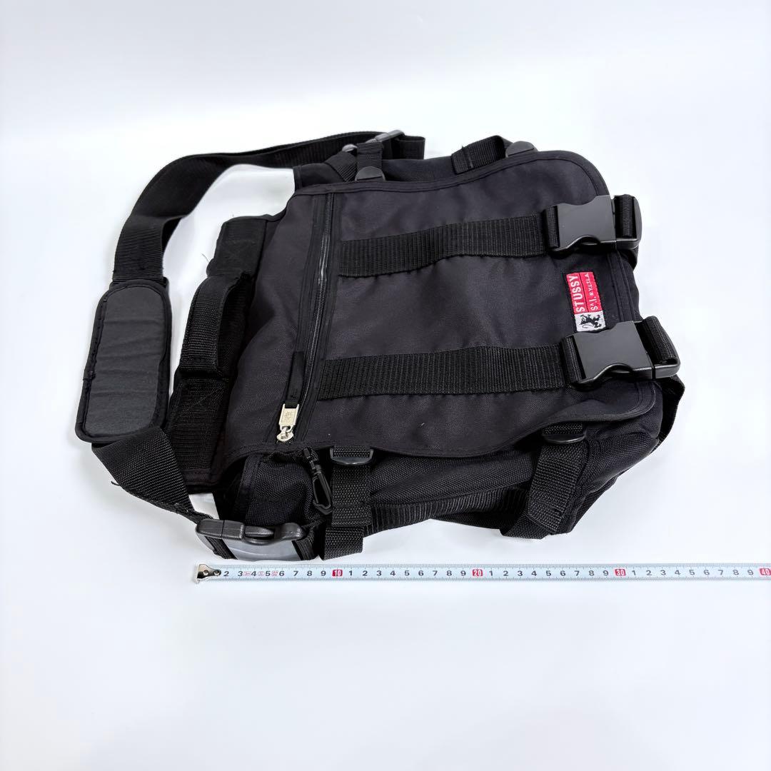 【超希少】 付属付 90's Old Stussy レコードバッグ 紺タグ 美品