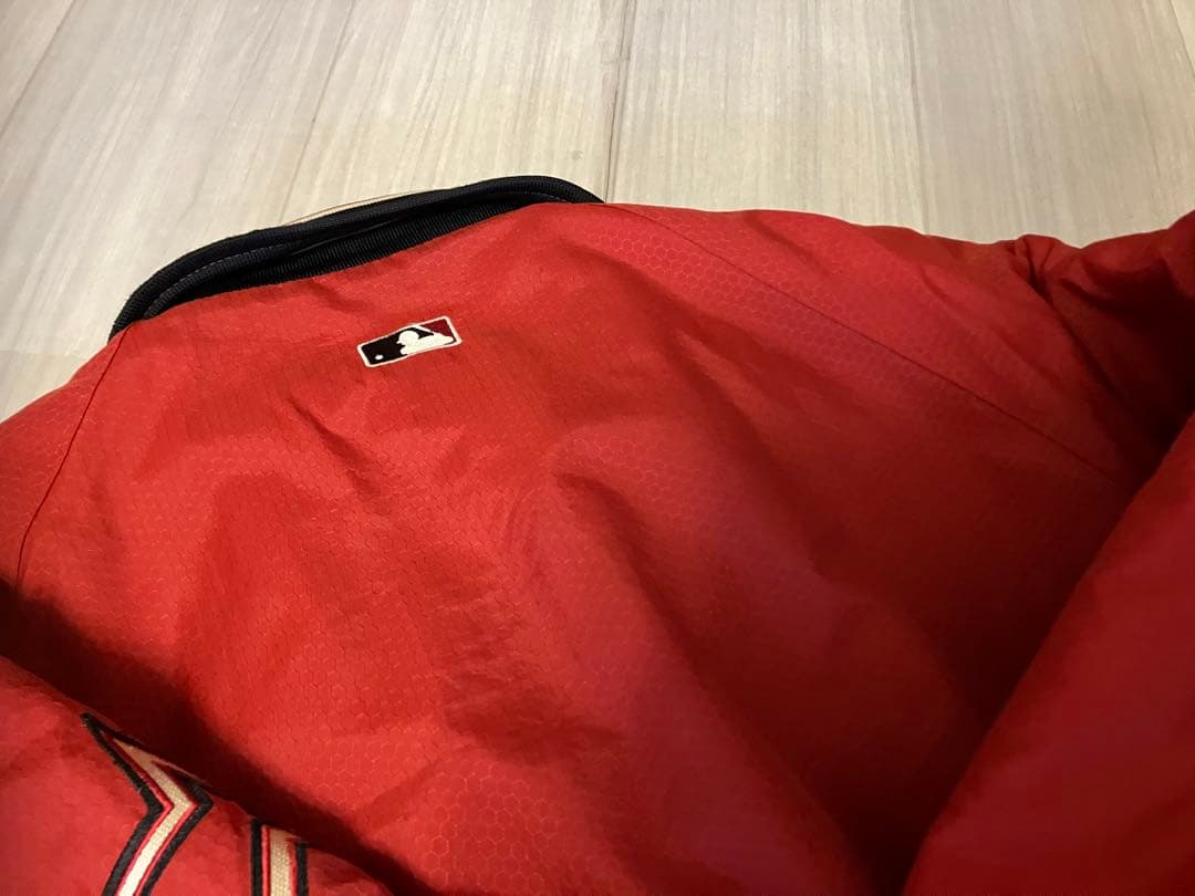 Majestic マジェスティック MLBスタジアムジャケット レッド