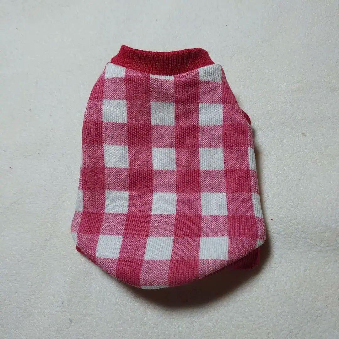 犬服 3S わんこの普段着　格子