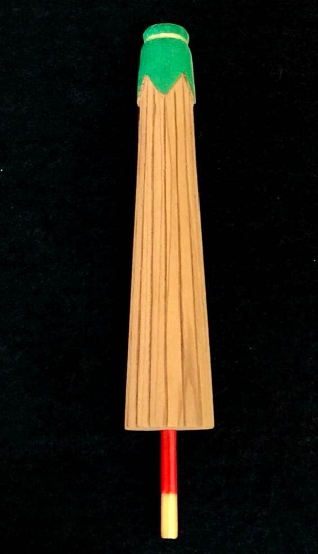 割引❗️【美品】「祖」神代杉 傘香合 道場 宗廣 共箱 茶道具 (122a⑥)