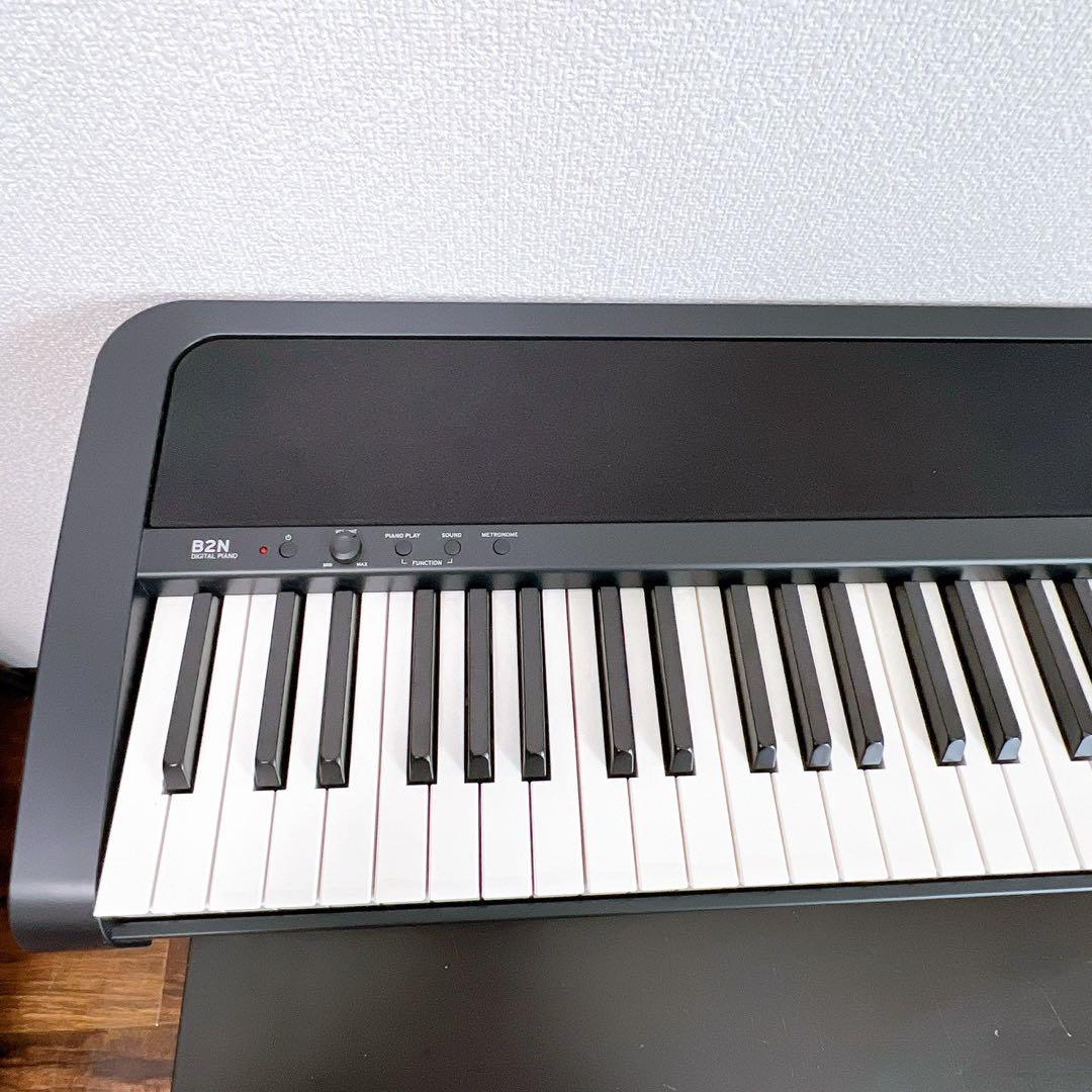 KORG 電子ピアノ B2N 88鍵盤 2020年製 ペダル 電源アダプター付