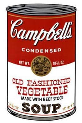 限定 Campbells Soup II/10枚セット 証明書付/ウォーホル