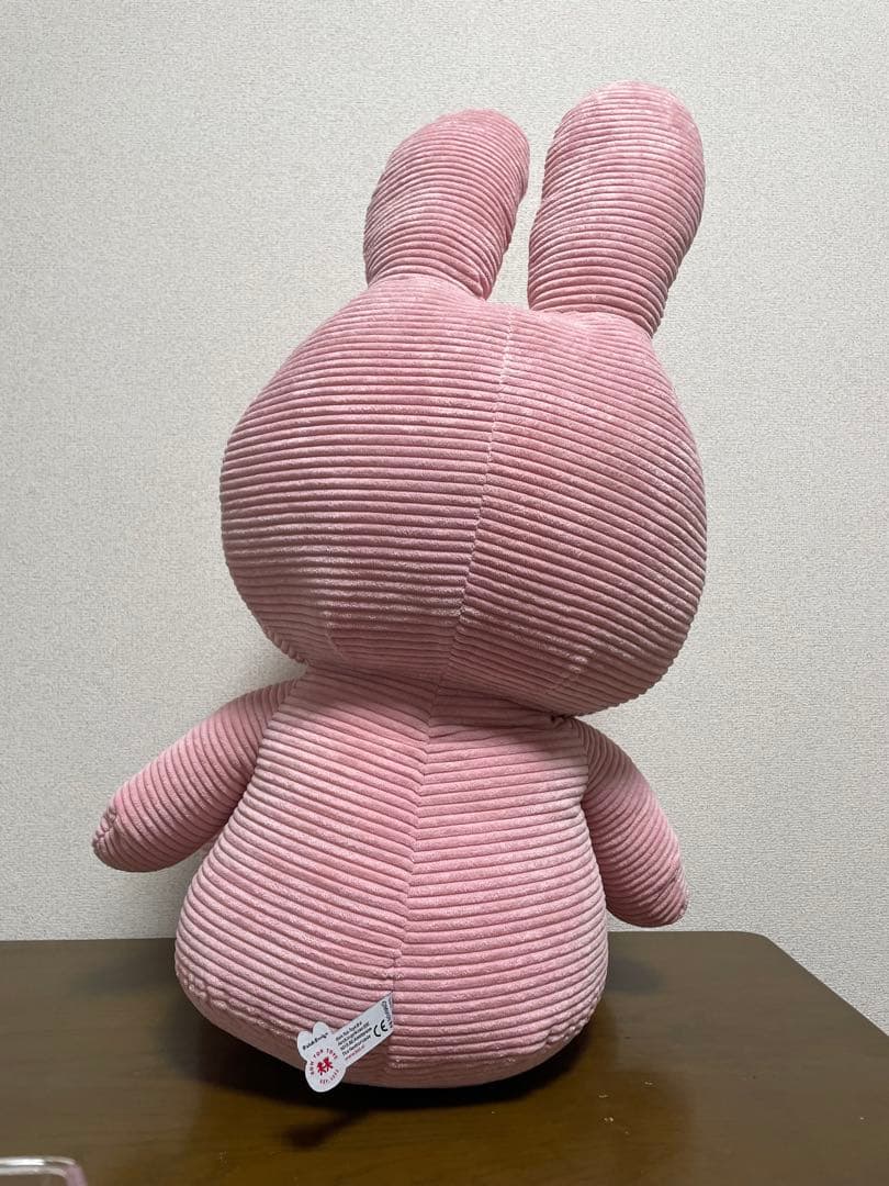 『値下げ応じます！！』ミッフィー　コーデュロイ　ぬいぐるみ ピンク