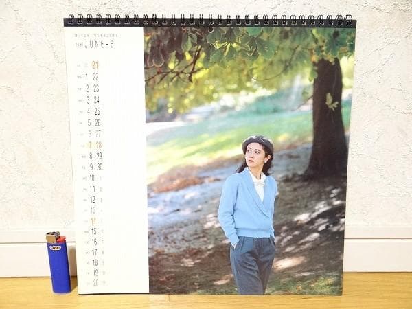 未使用 80年代 ビンテージ 中島みゆき 歌暦 Page86 恋唄 カレンダー
