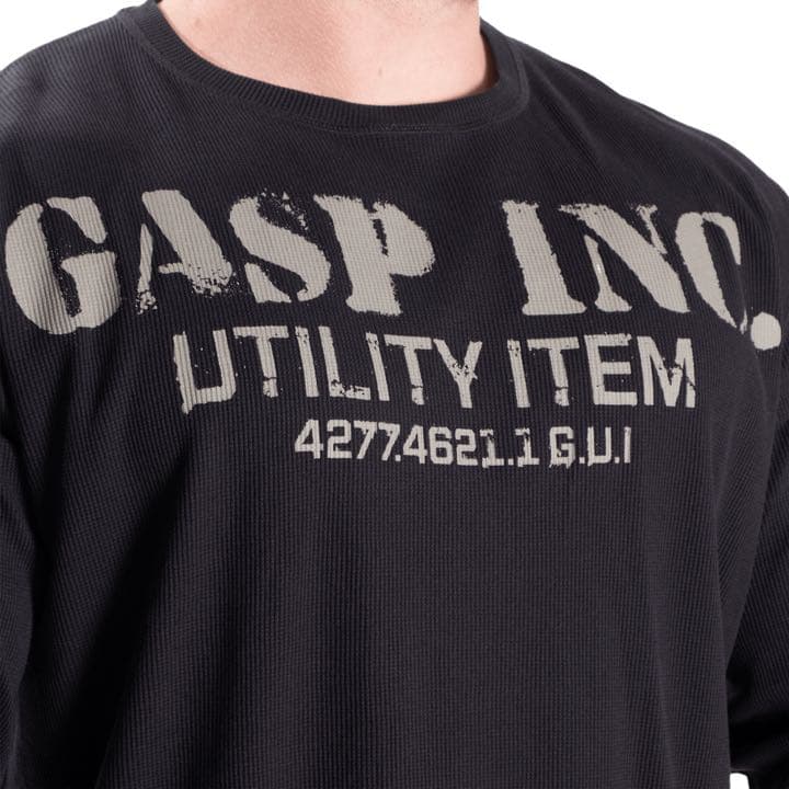 gasp サーマルジムスウェット　ブラック　XL