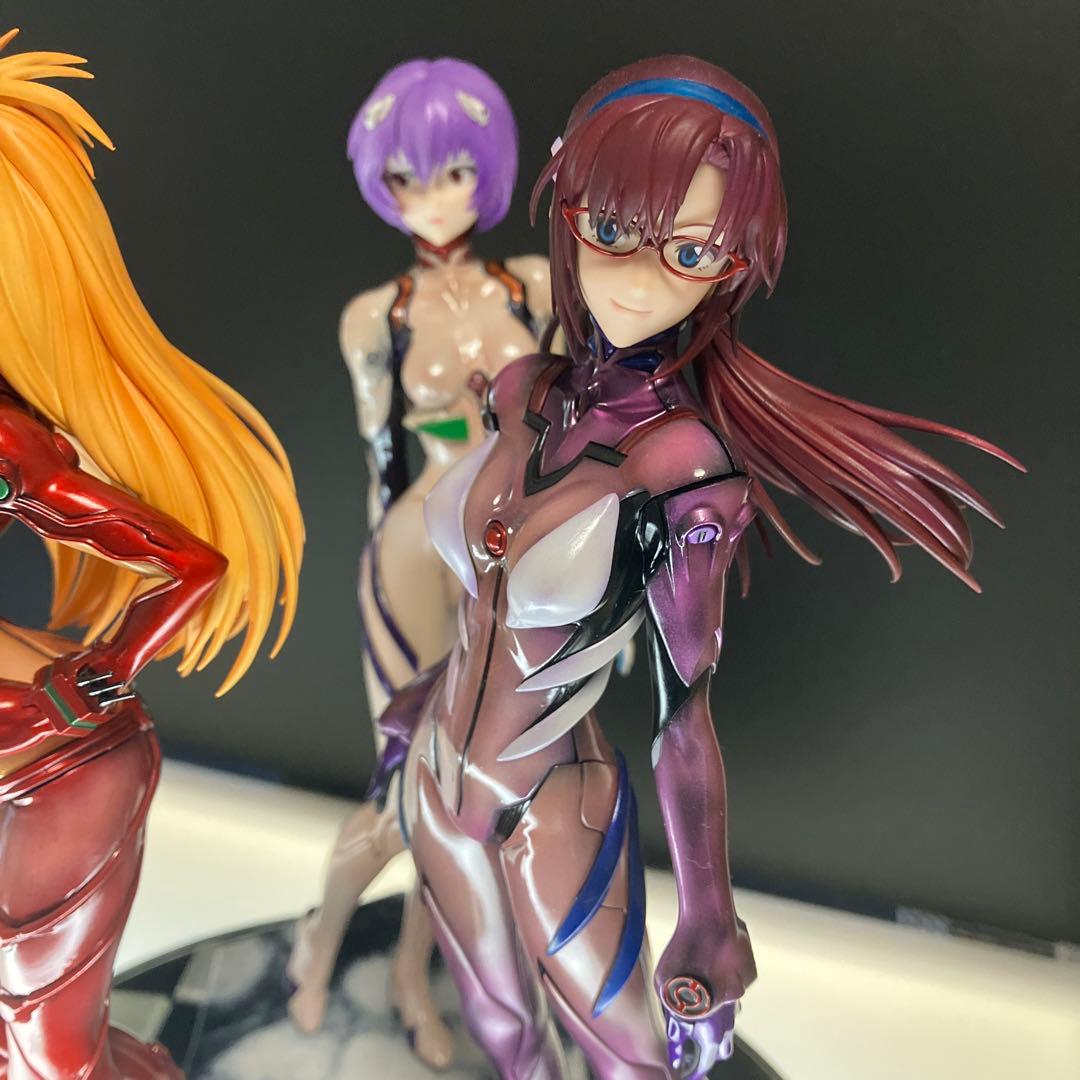 塗装済】PLAMAX アスカ・レイ・マリ 3点セット 【完成品】