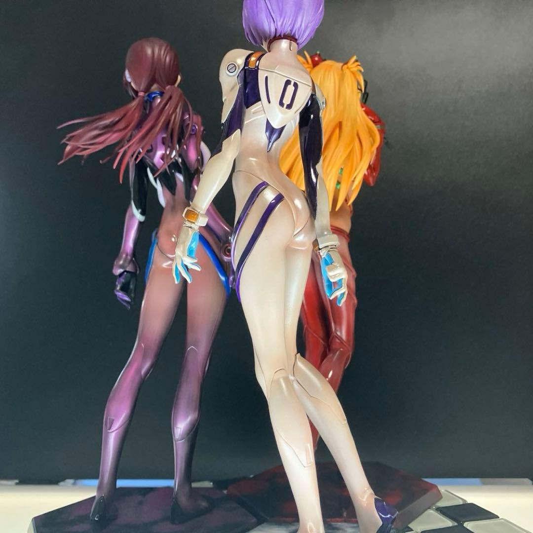 塗装済】PLAMAX アスカ・レイ・マリ 3点セット 【完成品】