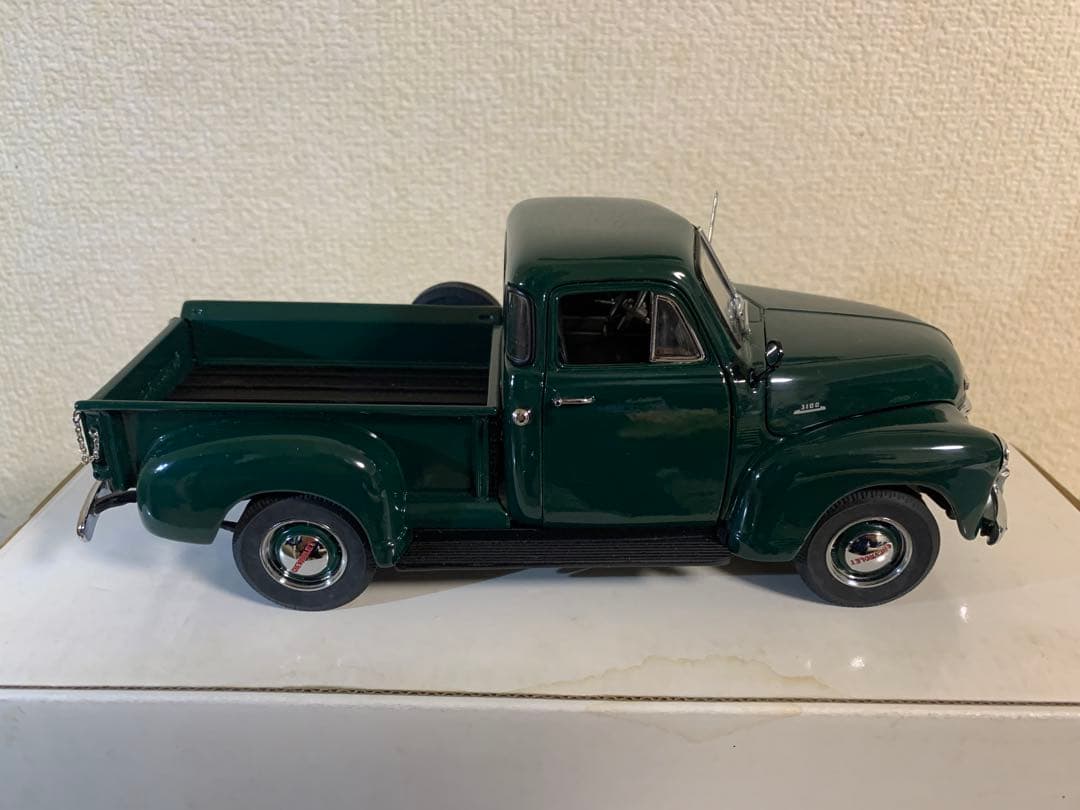 希少 ダンバリーミント Chevrolet 3100 ダークグリーン ミニカー