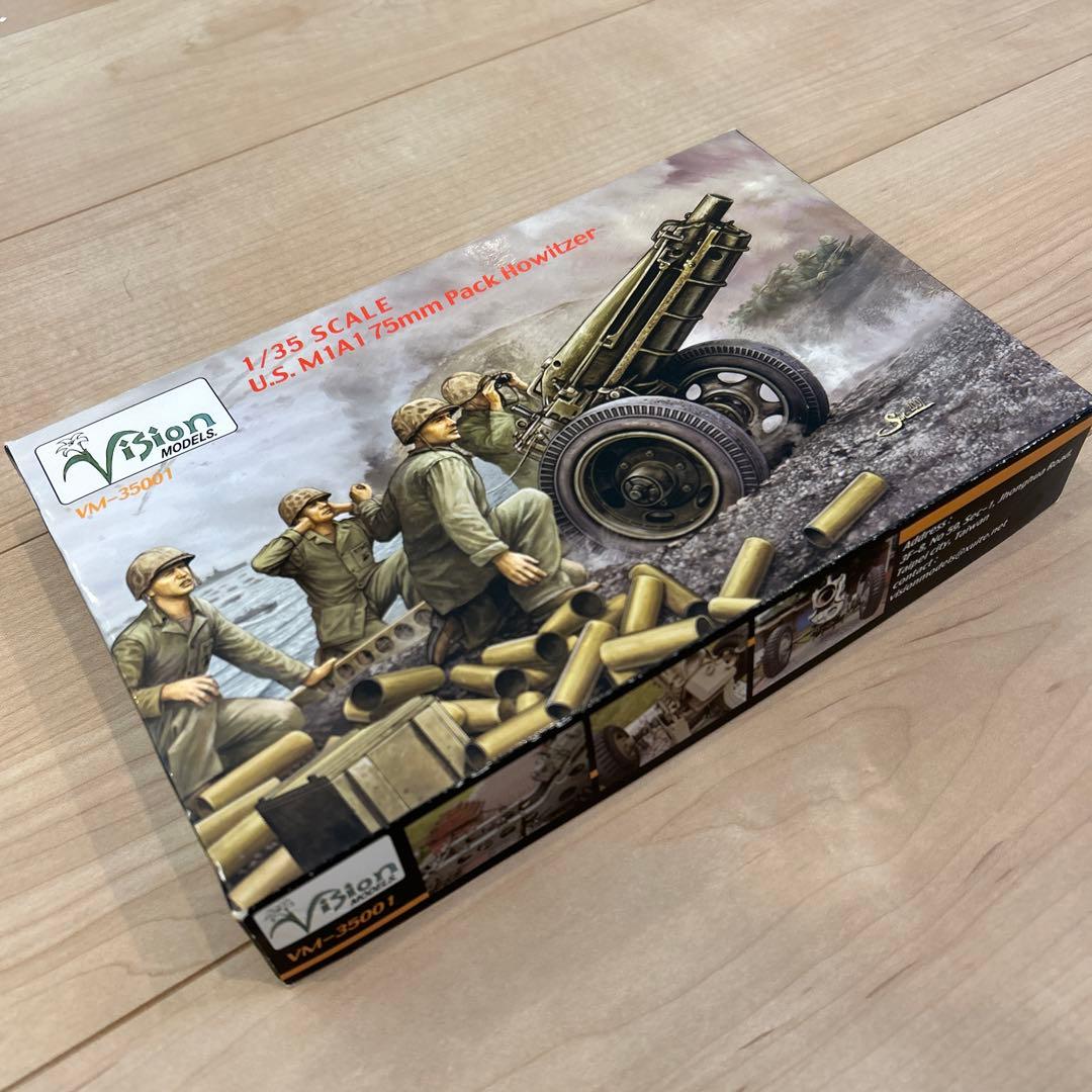 その他 Vision MODELS 1/35 SCALE U.S. M1A1 75mm