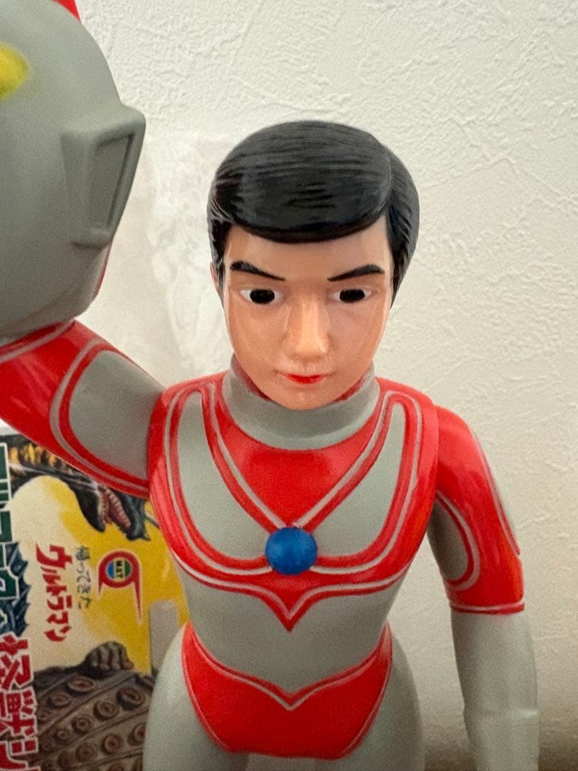 ブルマァク マスク取れ大帰ってきたウルトラマン　レトロカラー　ソフビ　開封品