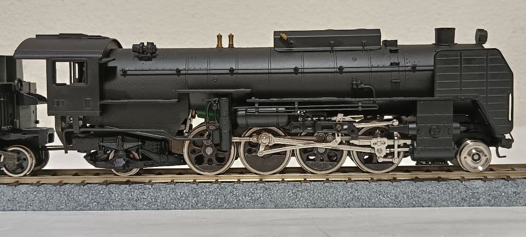HOゲージ 天賞堂アダチ Ｄ52蒸気機関車 戦時型、メンテナンス済