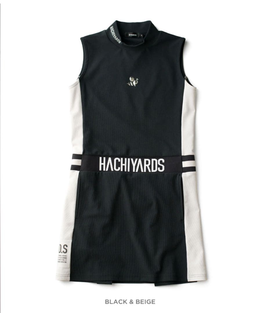 HACHIYARDS レディース ゴルフ ワンピース 黒