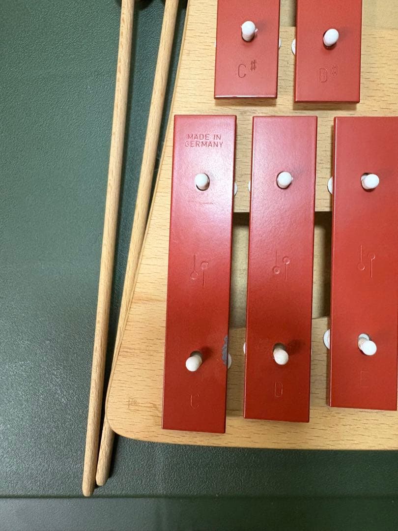 【専用】SONOR NG 30 鉄琴 木製 赤 ゾノア