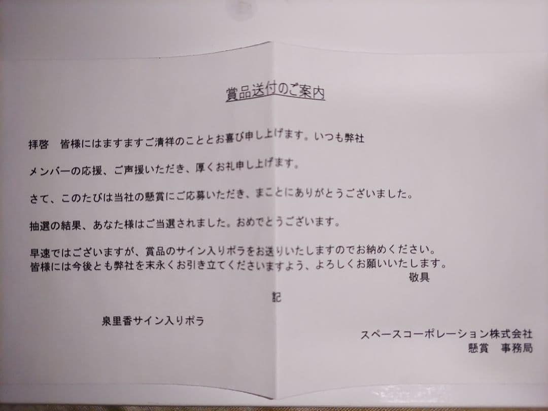 泉里香ポラロイド