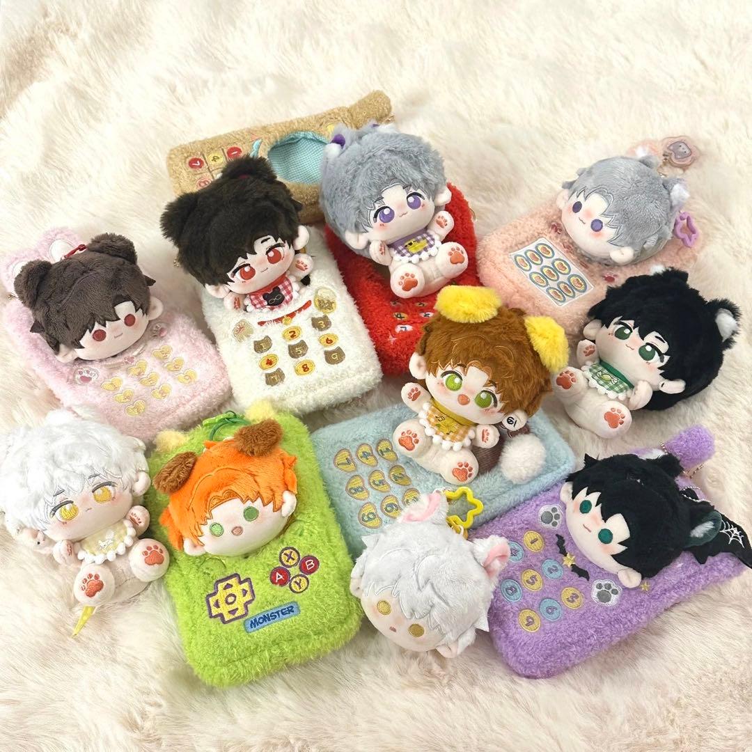 10cmぬいぐるみ服 スマートフォン 着せ替え 無属性 着ぐるみ 服のみ8点
